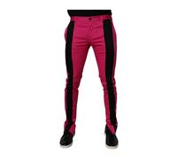 Dolce & Gabbana - Pantalon à Rayures Italien - Homme - Pantalons - Rose - Taille: M