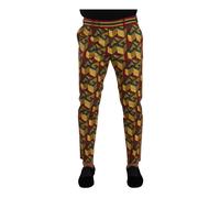 Dolce & Gabbana - Pantalon Tapered DG Mania avec Imprimé Logo All-Over - Homme - Pantalons - Multicolore - Taille: M