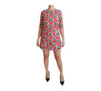 Dolce & Gabbana - Robe Shift à Imprimé Sicily Cupcake - Femme - Robes - Multicolore - Taille: 38 FR