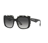 Dolce & Gabbana Femmes 54mm Haut Noir Sur Zèbre Soleil DG4414-33728G-54