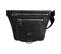 Dolce & Gabbana - Sac Banane en Cuir de Veau avec Plaque Logo - unisex - Sacs - Noir - Taille: ONE Size
