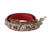 Dolce & Gabbana - Sangle de Sac en Cuir Python Luxueux Beige - Femme - Sacs - Multicolore - Taille: ONE Size