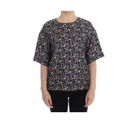 Dolce & Gabbana - Sicile Enchantée Chemisier en Soie avec Imprim emme - Blouses et Chemises - Multicolore - Taille: 38 FR