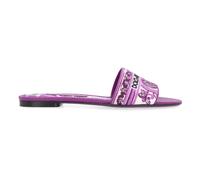 Dolce & Gabbana - Slides Brodées - Femme - Chaussures - Multicolore - Taille: 36 1/2 EU