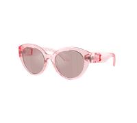 Dolce&Gabbana Sunglass DX6010 - Couleur du Monture: Rose transparent, Couleur de Lentille: Intérieur violet clair miroir argenté