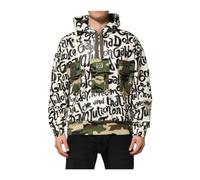 Dolce & Gabbana - Sweat à capuche camouflage avec impression DG Mania - Homme - Sweatshirts et sweats à capuche - Multicolore - Taille: M