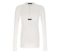 Dolce & Gabbana - T-shirt à manches longues - Homme - Tops - Blanc - Taille: XL