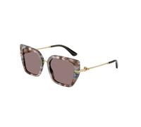 Dolce&Gabbana Femme Sunglass DG4474 - Couleur du Monture: Havana Gris, Couleur de Lentille: Purpe Brown