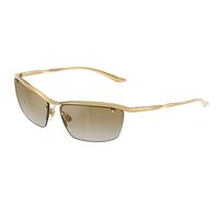 Dolce & Gabbana Unisex DG2307 02/6E Lunettes de soleil Métal Or Marron Carré Miroir
