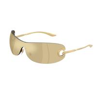 Dolce & Gabbana Unisex DG2308 12246E Lunettes de soleil Métal Or Marron Papillon Miroir