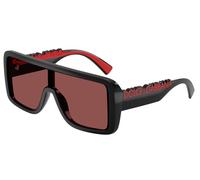 Dolce & Gabbana Unisex DG6204 501/75 Lunettes de soleil Injecté Noir Violet Carré Normale