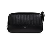 Dolce & Gabbana - Vanity case en cuir avec logo - Homme - Sacs - Noir - Taille: ONE Size