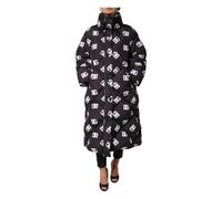 Dolce & Gabbana - Veste Longue Matelassée Puffer - Femme - Manteaux - Noir - Taille: 38 FR
