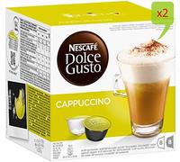 Dolce Gusto Cappuccino x Lot de 2 (32 gousses, 16 portions)