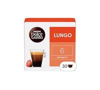 NESCAFÉ Dolce Gusto Lungo Lot de 30 capsules de café (100 % grains arabica, crème fine et arôme fort, préparation rapide, capsules scellées aux arômes)
