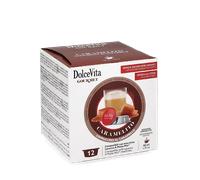 Dolce Vita | Caramelito - Cappuccino au caramel - 12 capsules pour Lavazza A Modo Mio