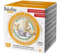 Dolce Vita Italfoods Chocolat blanc Dolce Vita pour Dolce Gusto 12 capsules