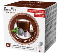 Dolce Vita Italfoods Chocolat Dolce Vita à la menthe pour Dolce Gusto 12 capsules