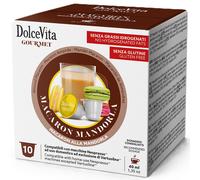 Dolce Vita Italfoods Dolce Vita Cappuccino saveur macaron pour capsules Nespresso® (10 unités)