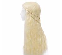 DolceTiger Perruque Blanc Deguisement Perruques de mascarade complète Cosplay cheveux Targaryen femmes perruque perruque Perruque Femme Halloween (White, One Size)