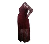 DolceTiger Robe Grossesse Soiree Robe Grossesse Shooting Photo Robe Grossesse Dentelle Robe Grossesse Grande Taille Robe Femme Chic Robe éTé Longue Jupe Grossesse