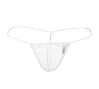 DolceTiger String Homme Sexy Transparent Ouvert Sexy Ficelle Mesh Tanga, Respirant G-String Briefs sous-VêTement Lingerie Sac ÉRotique