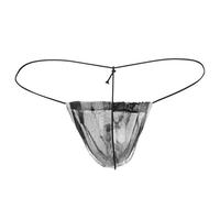 DolceTiger String Homme Sexy Transparent Ouvert Sexy Ficelle Mesh Tanga, Respirant G-String Briefs sous-VêTement Lingerie Sac ÉRotique