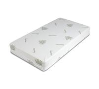 DOLCI SOGNI Matelas 60x125 Lit Bebe - Housse Aloe Vera Amovible Lavable Certifié Oeko-TEX® et CertiPUR™ - Matelas 60x125 Confortable et Sûr pour Les Enfants - Made in Italy - Épaisseur 16 cm