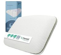 DOLCI SOGNI - Petit Oreiller Memoire Forme Ergonomique 60x40x6 avec Fibre Tencel - Oreiller pour Le Cou, Le Dos et Les Épaules - Support Cervical et Confort Durable - Certifié Oeko-TEX