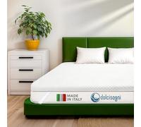 DOLCI SOGNI Surmatelas 120 x 190 - Surmatelas 120x190 Rafraîchissant 100%, Certifié Oeko-TEX 100 & CertiPUR™ Épaisseur 5 cm - Fabriqué en Italie