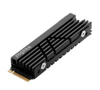 DolDer Dissipateur thermique M.2 2280 SSD M.2 dissipateur thermique NVMe avec coussinet thermique en silicone pour PC M.2 PCIE NVMe SSD, noir