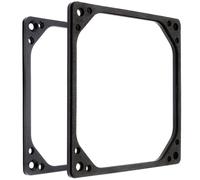 DolDer Entretoise de ventilateur PC - Cadre adaptateur - Réduction du bruit - Support en aluminium pour radiateurs de refroidissement à eau - Ventilateur de boîtier (12 cm)