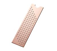 DolDer M.2 2280 SSD Corps de refroidissement en cuivre 74 x 22 x 2 mm, avec tapis thermique, vis, joints en silicone pour PC de bureau (2 mm)