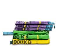 Dolezych DoForce Lot de 5 boucles rondes à gaine simple avec capacité de charge de 1 000 kg à 3 000 kg