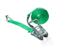 Dolezych Sangle d'amarrage DIN EN 12195-2 L. 6 m l. 35 mm avec rochet + crochets pointu L Quantité:1