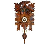 Dolfi | Horloge coucou design coucou | Bois peint à la main dans Val Gardena | Article religieux