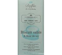 Dolfin 60% Biscuits Sablés/Fleur de Sel Tablette 70 g - Lot de 5