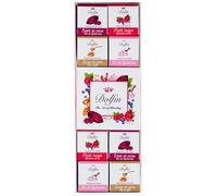 Dolfin Assortiment de Chocolate "Sucré-Salé" - 24 Carrés Gourmands - 4 Saveurs Exquises - Chocolat de Qualité Supérieure - Idée Cadeau pour Anniversaire, Fêtes, Saint-Valentin, Fêtes de Fin d'Année
