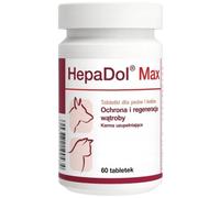 DOLFOS Hepadol Max 60 comprimés : complément alimentaire favorisant le bon fonctionnement du foie chez le chien et le chat