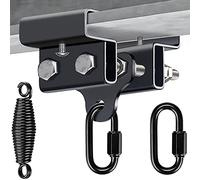 Dolibest 9.4-17cm Sac de Boxe à Suspendre Ensemble de Supports de Fixation pour Poutre de Pince Double 5mm Ressort pour l'entraînement de Boxe Muay Thai en Intérieur/Extérieur, Jusqu'à 900lbs