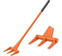 Dolibest Pied de Biche, 142cm Barre de Levier Barre de Démolition en Acier Manche en Acier pour la Rénovation et la Construction avec Manche Droit Ergonomique Souple