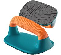 Dolibest Poignées de Pompes, Barres de Pressup Pushup Support de Poignées Souples pour équipement de Musculation du Haut du Corps au Sol de Gymnastique à Domicile Exercice de Fitness, 17x13x9cm/2pcs