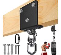 Dolibest Support de Sac de Frappe, Montage sur Poutre Support de Sac de Boxe, Kit de Suspension de Sac à Dos 360° avec Mousqueton pour l'entraînement de Muay Thai, 1000lbs