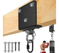 Dolibest Support de Sac de Frappe, Montage sur Poutre Support de Sac de Boxe, Kit de Suspension pour Sac à Dos avec Mousqueton pour l'entraînement de Muay Thai, 1000lbs