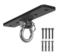 Dolibest Suspension Le Hamac Suspendre la Balançoire Ensemble de Support pour Aire de Jeux Intérieur Extérieur Chaise Yoga Corde Sacs de Frappe, Jusqu'à 600lbs