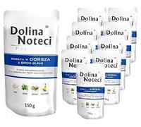 Dolina Noteci Aliment Nourriture humide de qualité supérieure pour chien - Morue et brocoli - Sans gluten - 10 x 150 g