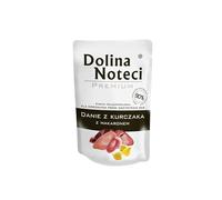 Dolina Noteci Dog Croquettes pour Chien 100g Danie Poulet avec Nouilles Sachet pour Ras Małe / 10