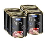 DOLINA NOTECI Piper pour chiens avec morue et tomates 12x800g