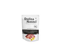 DOLINA NOTECI Plat de poulet avec pâtes 100 g - nourriture humide pour chien
