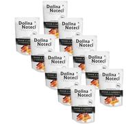 DOLINA NOTECI Plat de saumon aux carottes et au riz 10x100g - nourriture humide pour chien